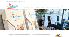 Desktop Screenshot of fitness-ambiente.ch