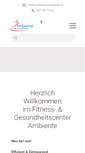 Mobile Screenshot of fitness-ambiente.ch